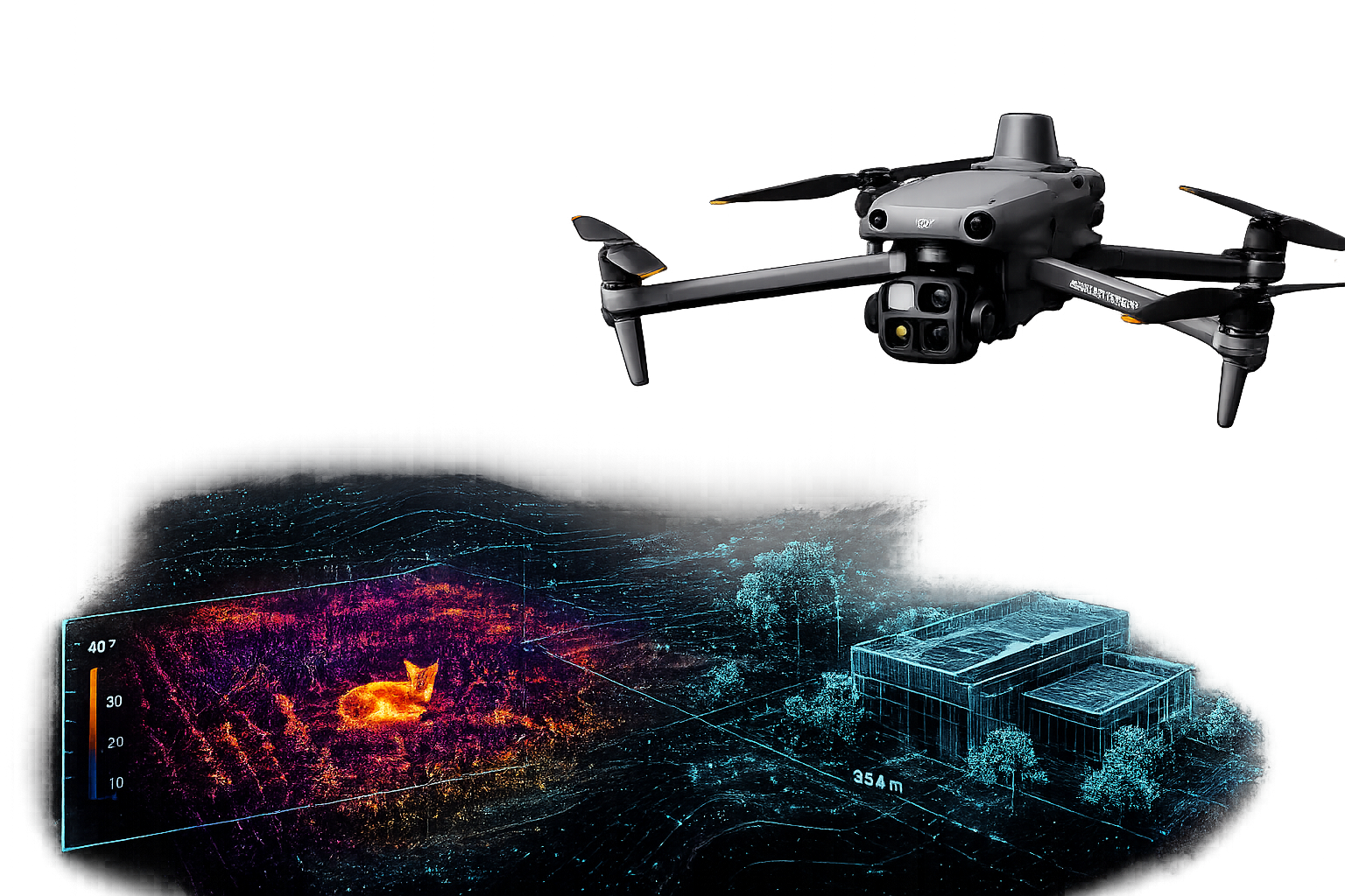 DJI Matrice 4TD für professionelle Drohnendienstleistungen